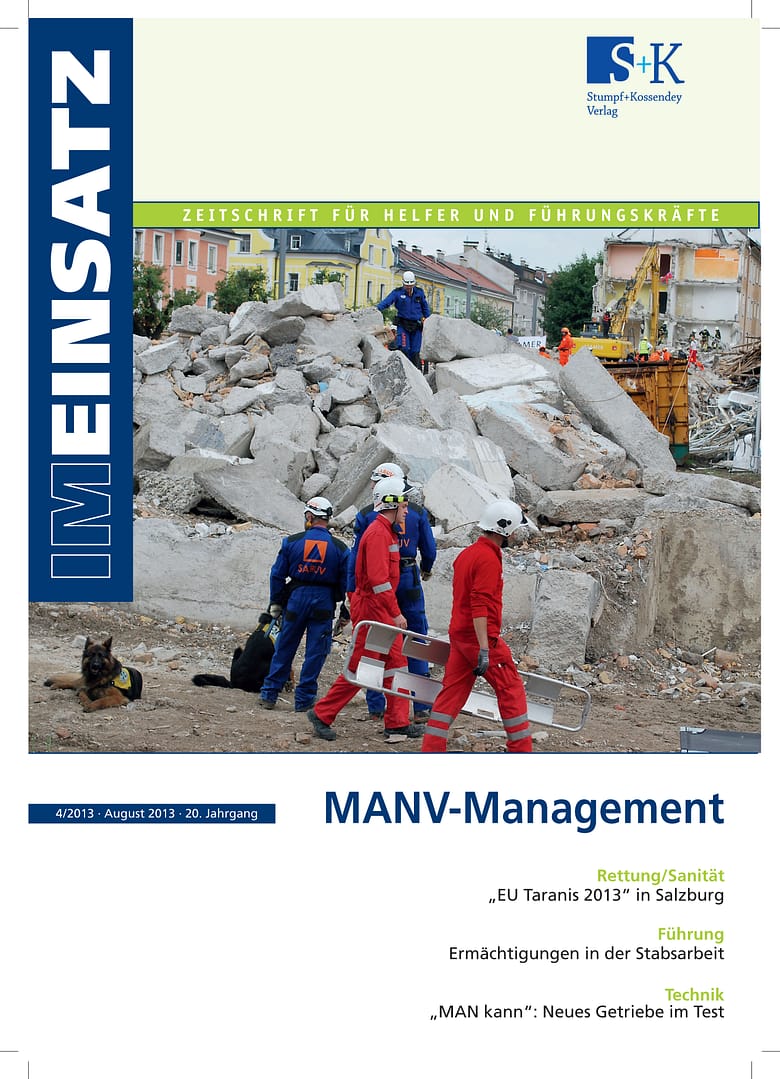 IM EINSATZ 06/2013 - Solidarität im Bevölkerungsschutz