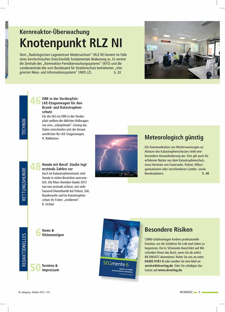 IM EINSATZ 04/2013 - MANV-Management