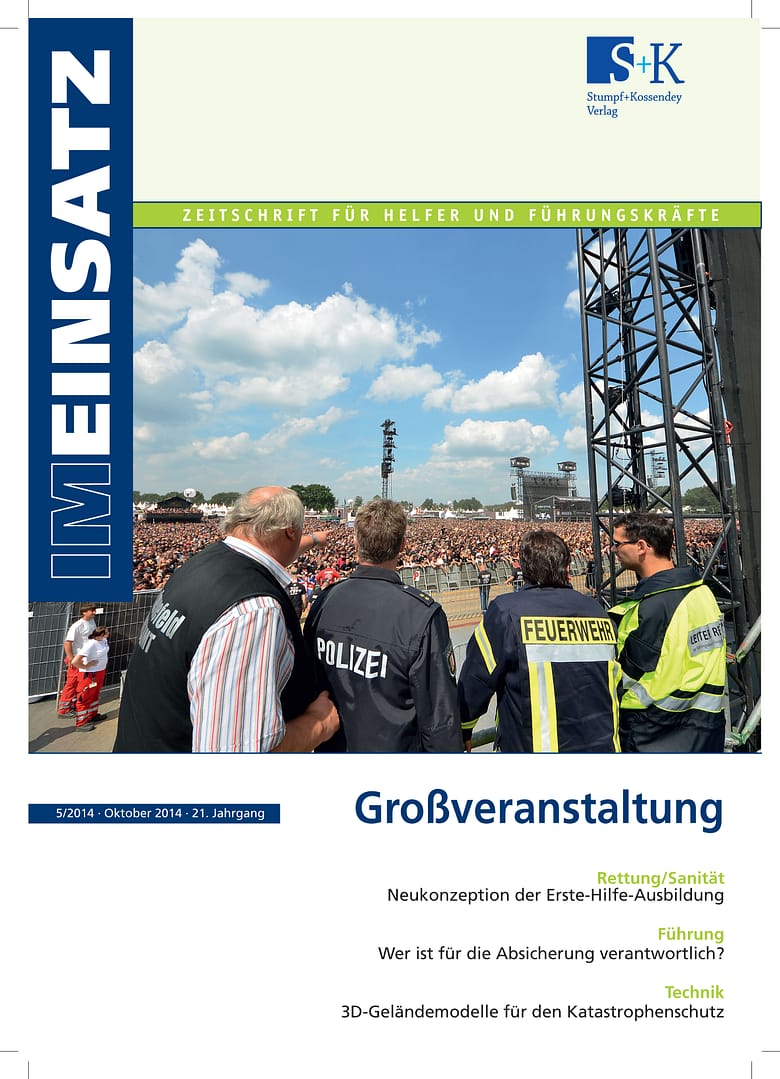 IM EINSATZ 05/2014 - Sicherheitskonzepte müssen gelebt werden