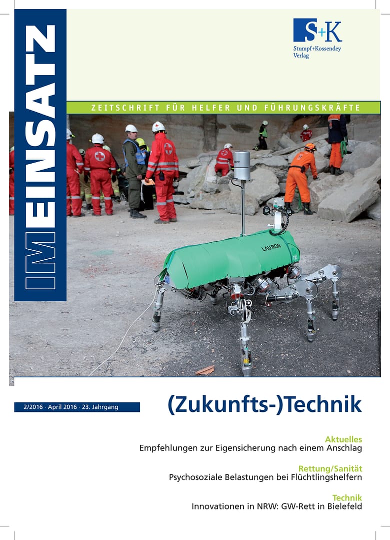 IM EINSATZ 02/2016 - Datenbrillen für den Katastrophenschutzeinsatz?