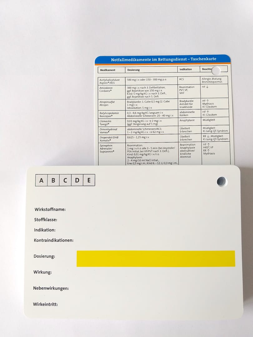 Notfallmedikamente im Rettungsdienst - Lern- und Taschenkarten für den Notfallsanitäter – Bild 4