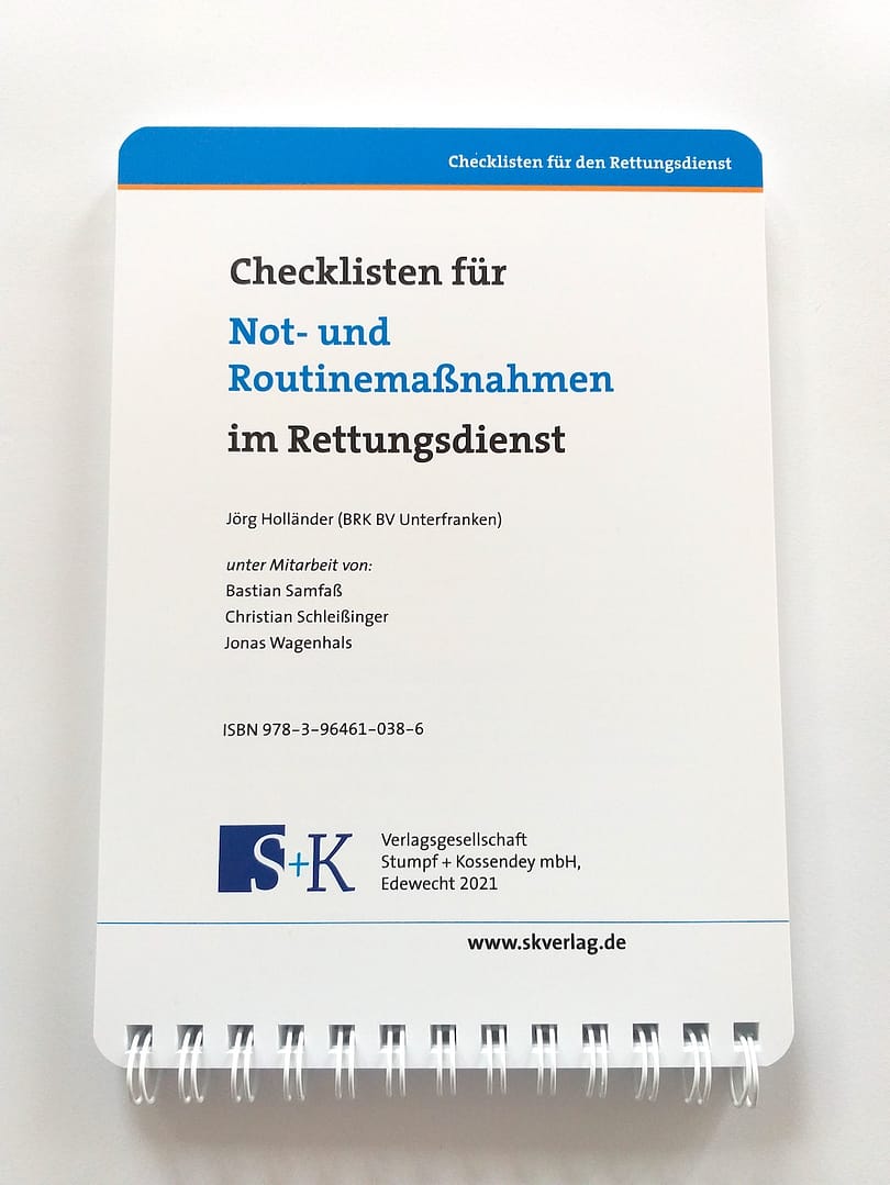 Checklisten für Not- und Routinemaßnahmen – Bild 2