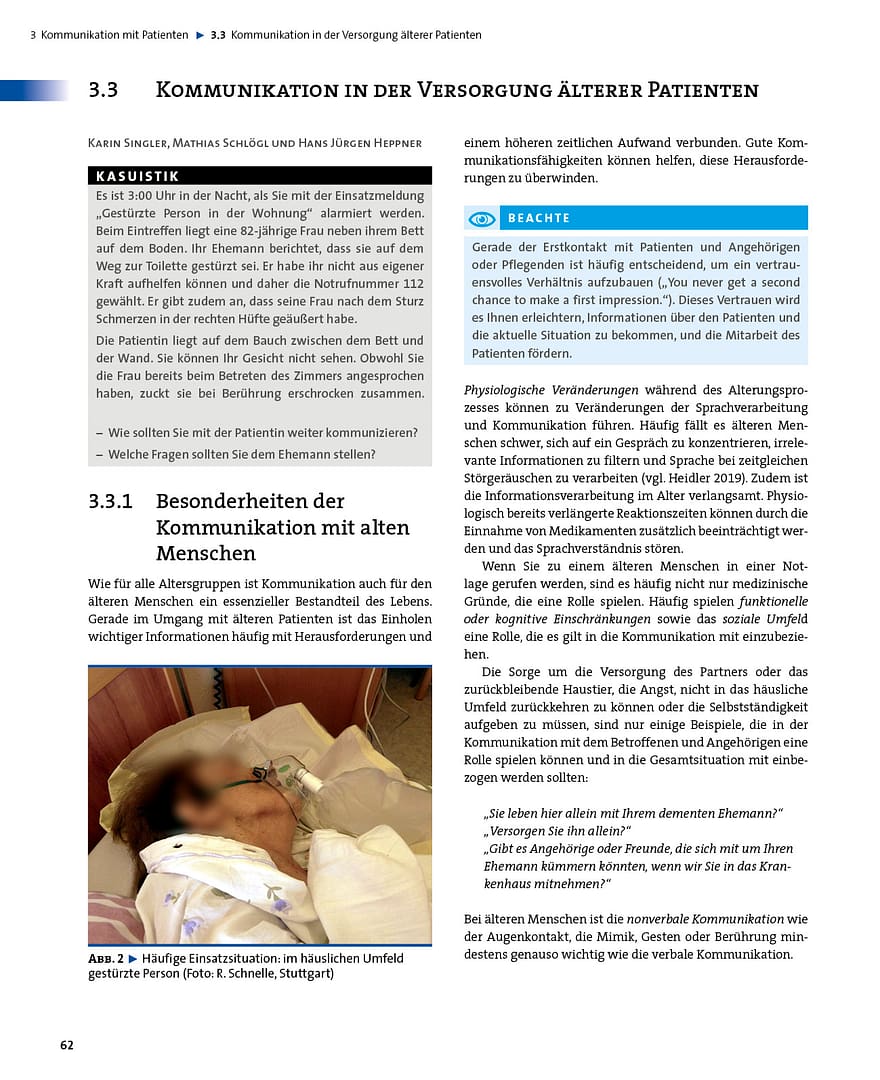 Rettungsdienst-Praxisbuch Kommunikation: Verstehen und verständigen. – Bild 4