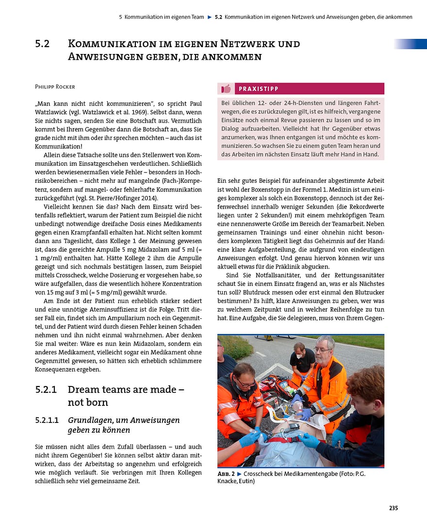 Rettungsdienst-Praxisbuch Kommunikation: Verstehen und verständigen. – Bild 6