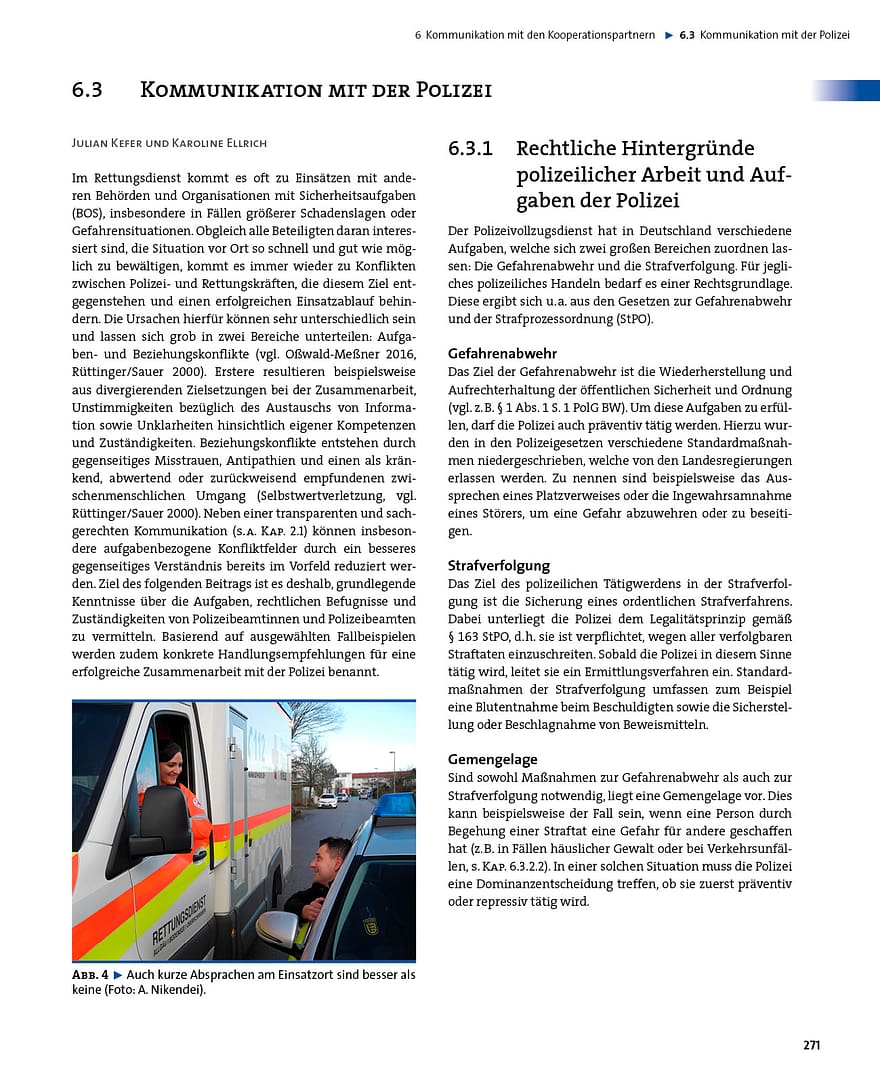 Rettungsdienst-Praxisbuch Kommunikation: Verstehen und verständigen. – Bild 7