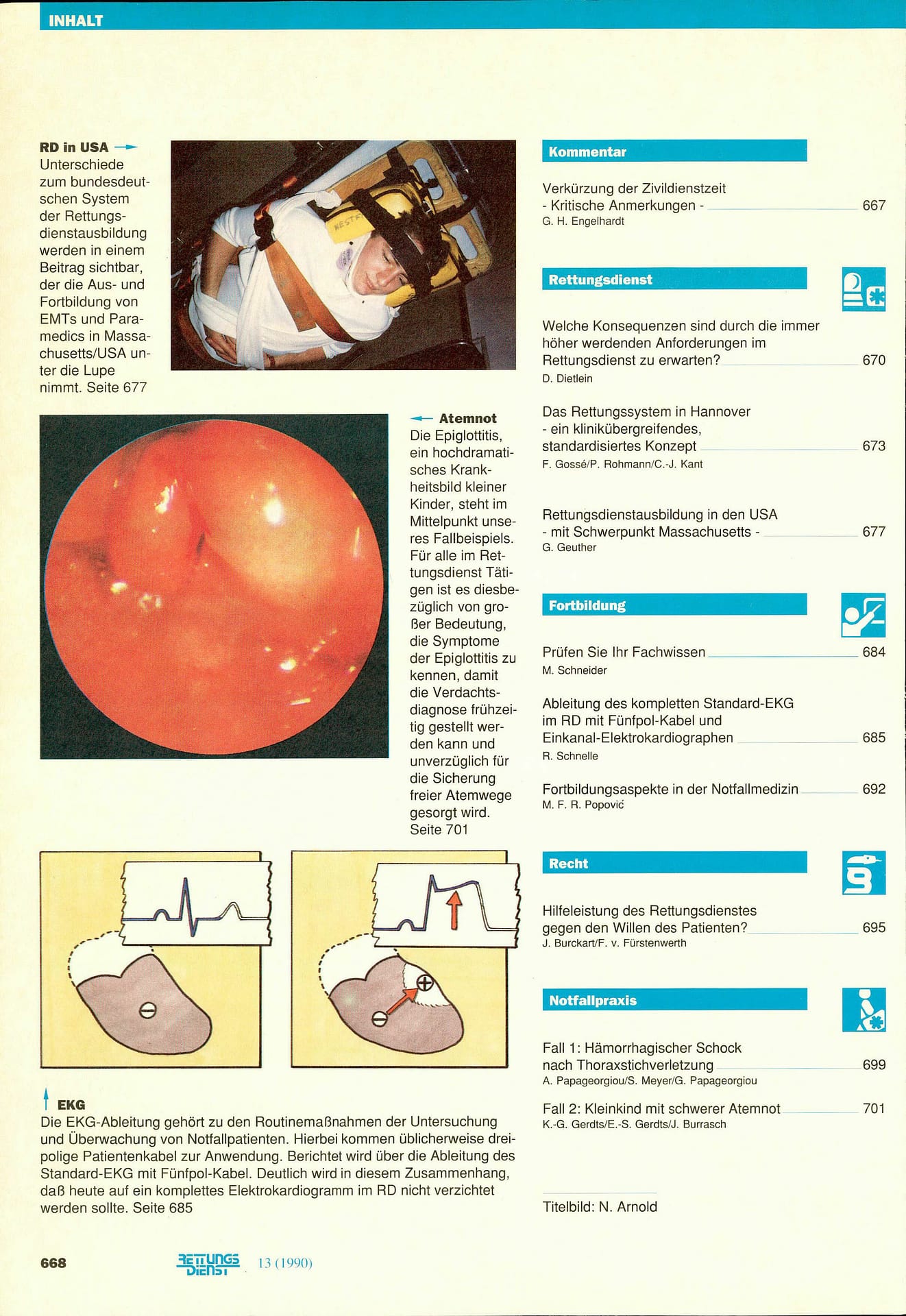 RETTUNGSDIENST 11/1990