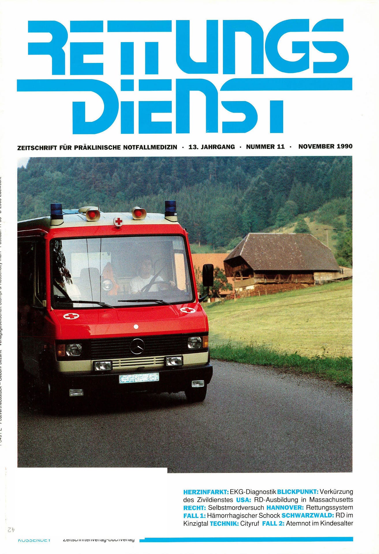 RETTUNGSDIENST 11/1990