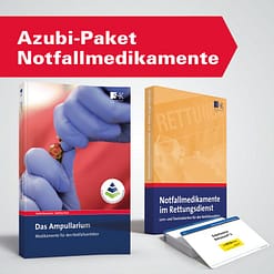Azubi-Paket Notfallmedikamente  - Einführungswerk und Taschenkarten zur präklinischen Pharmatherapie