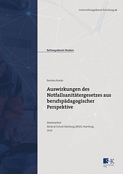 Lernortkooperation In Der Ausbildung Zum Notfallsanitater Stand Handlungsempfehlungen Und Perspektiven Rettungsdienst Shop De