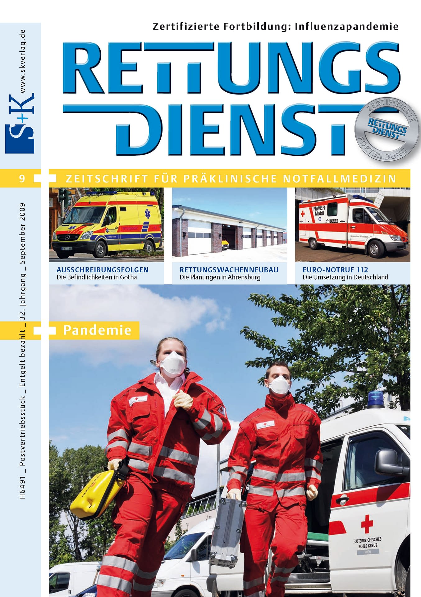 RETTUNGSDIENST 09/2009 (e-Journal) - Rettungsdienst-Shop.de
